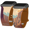 National Parks Grand Canyon HD Apple Watch Band - Arleathercraft 42/44/45/49mm(46mm Series 10) / Short