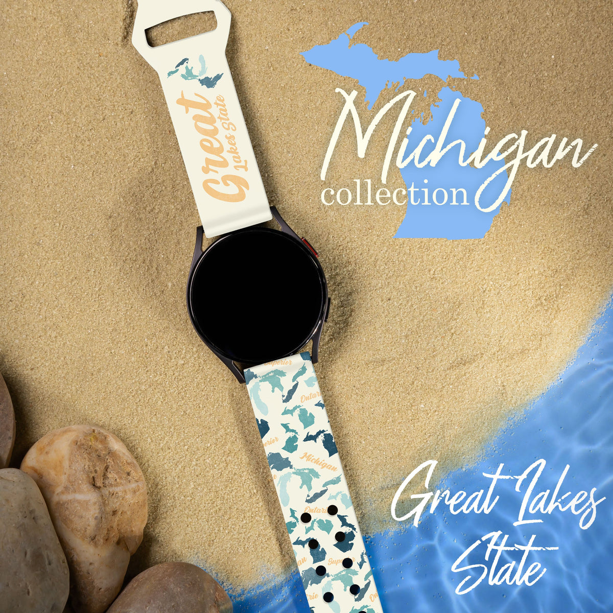 Michigan HD  Watchband for Samsung, Garmin, Fossil, and More