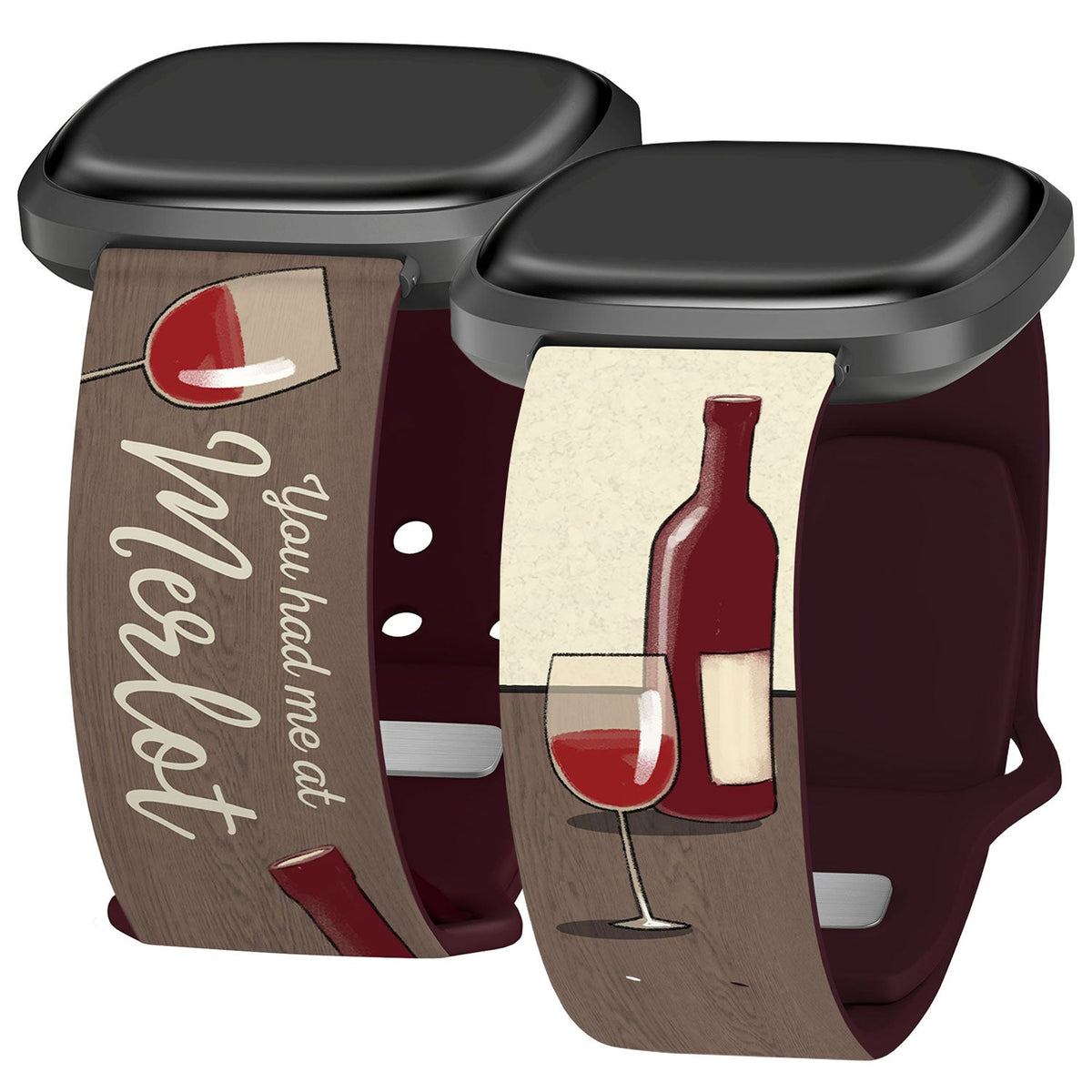 Wine, Beer, & Booze HD Fitbit Versa 3 & Sense 1 Watch Band