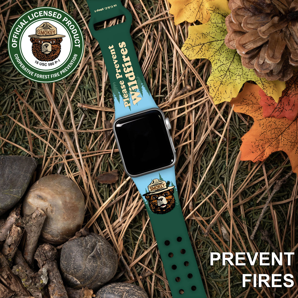 Smokey Bear Classic HD Apple Watch Band