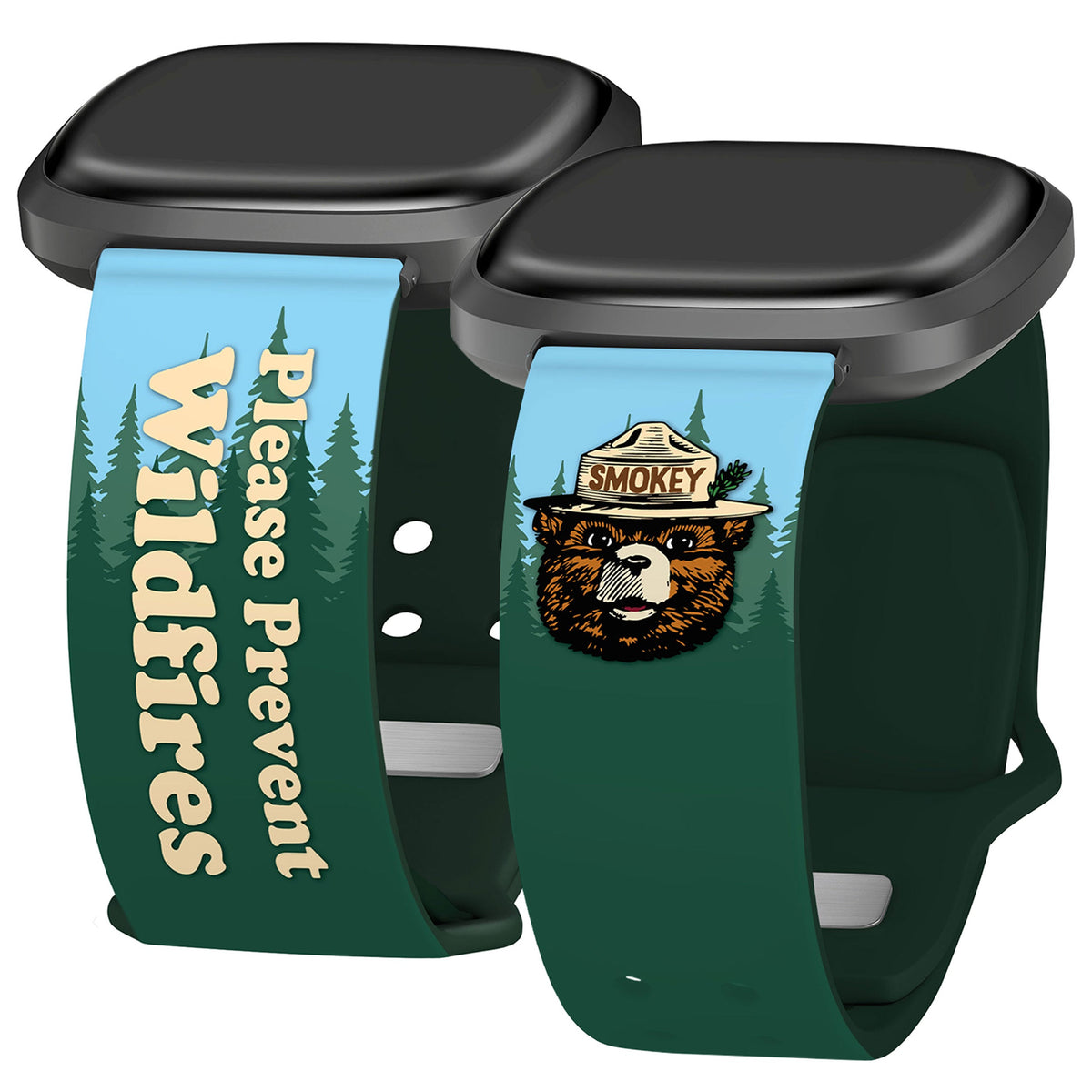 Smokey Bear Classic HD Fitbit Versa 3 & Sense Watch Band