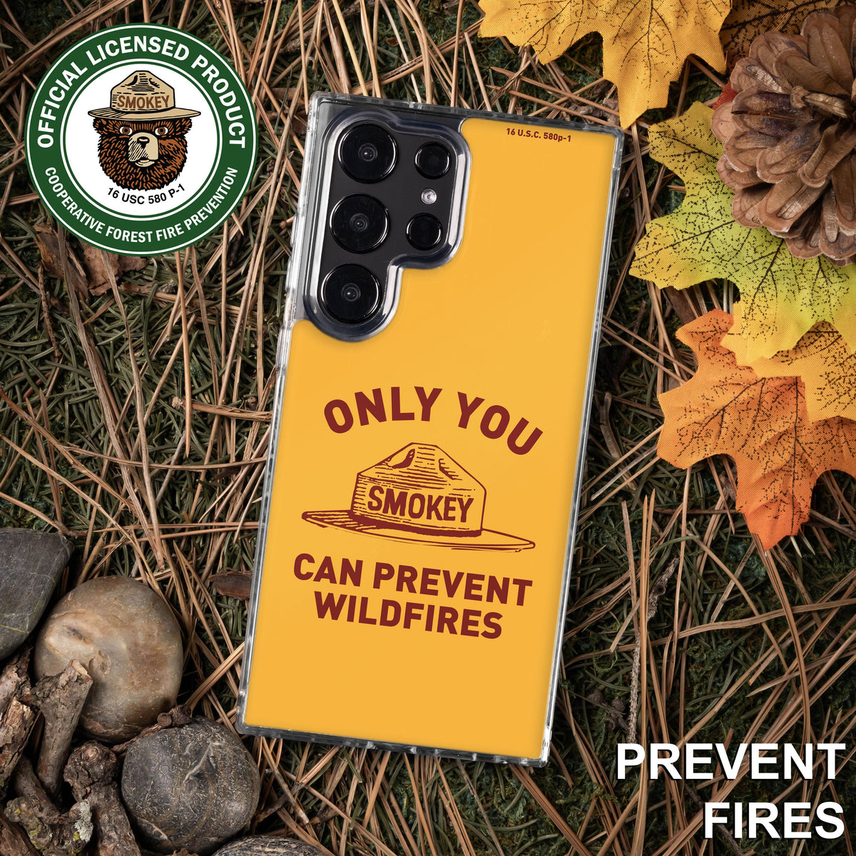 Smokey Bear Classic HD Samsung Galaxy S22 Phone Case
