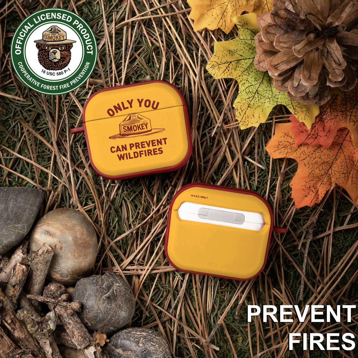 Smokey Bear Classic HDX Apple AirPods Gen 3 Case Cover