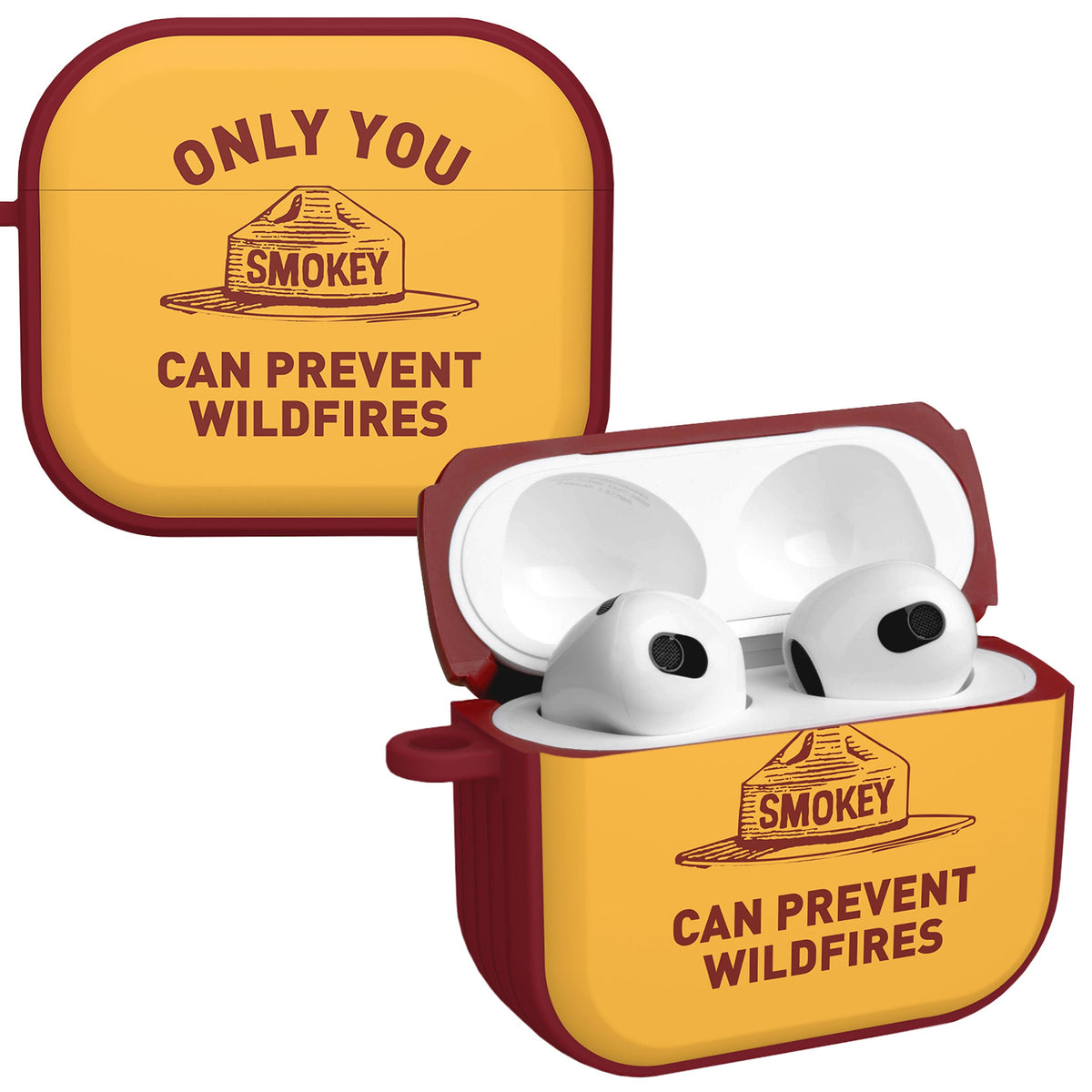 Smokey Bear Classic HDX Apple AirPods Gen 3 Case Cover