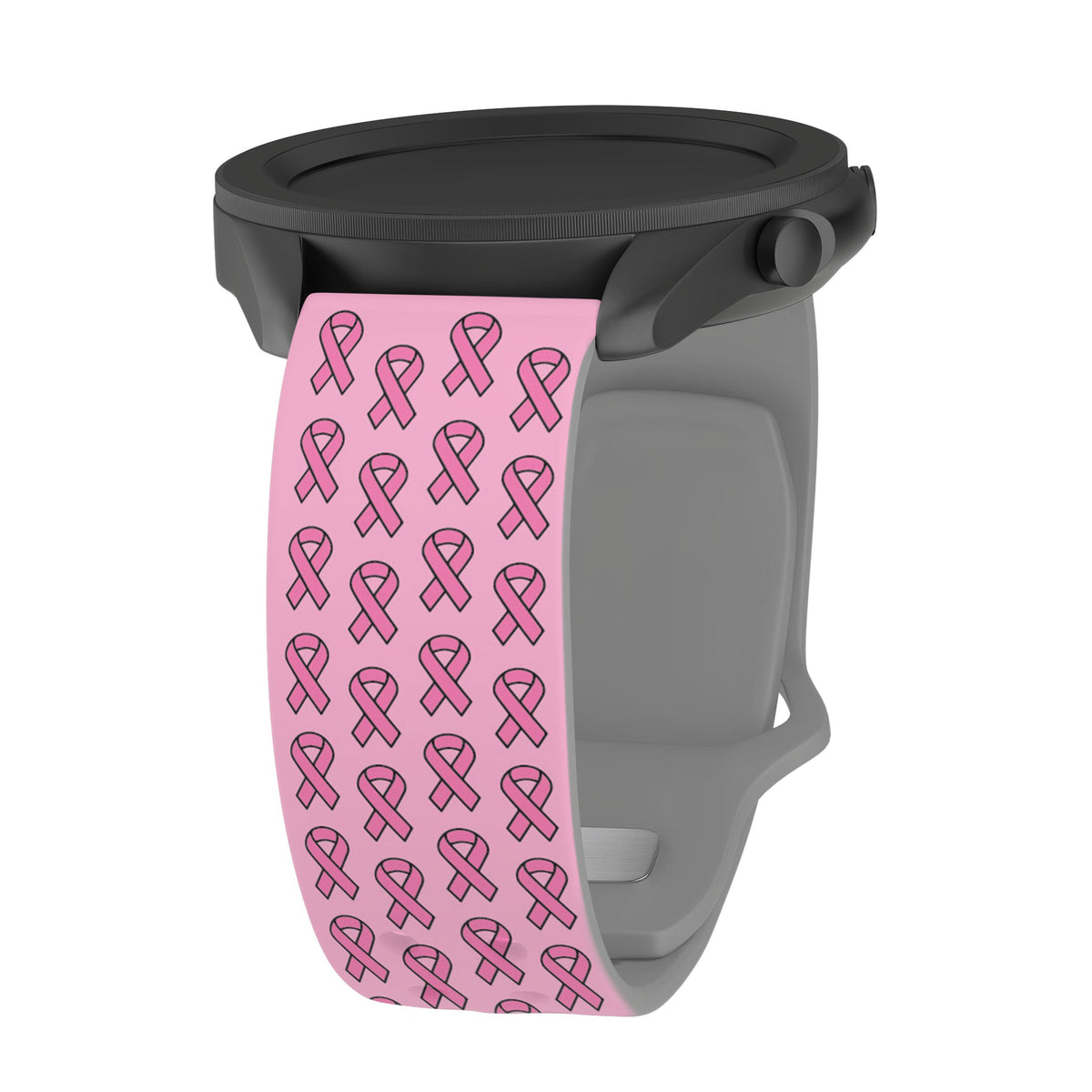 Breast Cancer Awareness HD  Watchband for Samsung, Garmin, Fossil, and More
