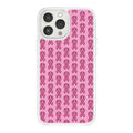 Breast Cancer Awareness HD Apple iPhone 14 Series Mag-Safe Phone Case - Arleathercraft Ribbons / iPhone 14 Pro Max