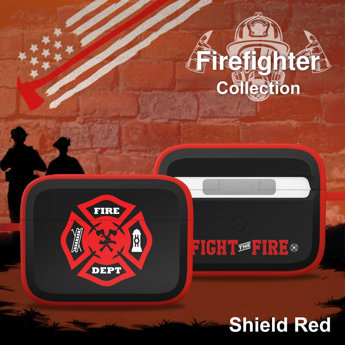 Firefighter HDX Apple AirPods Pro 1 & 2 Case Cover