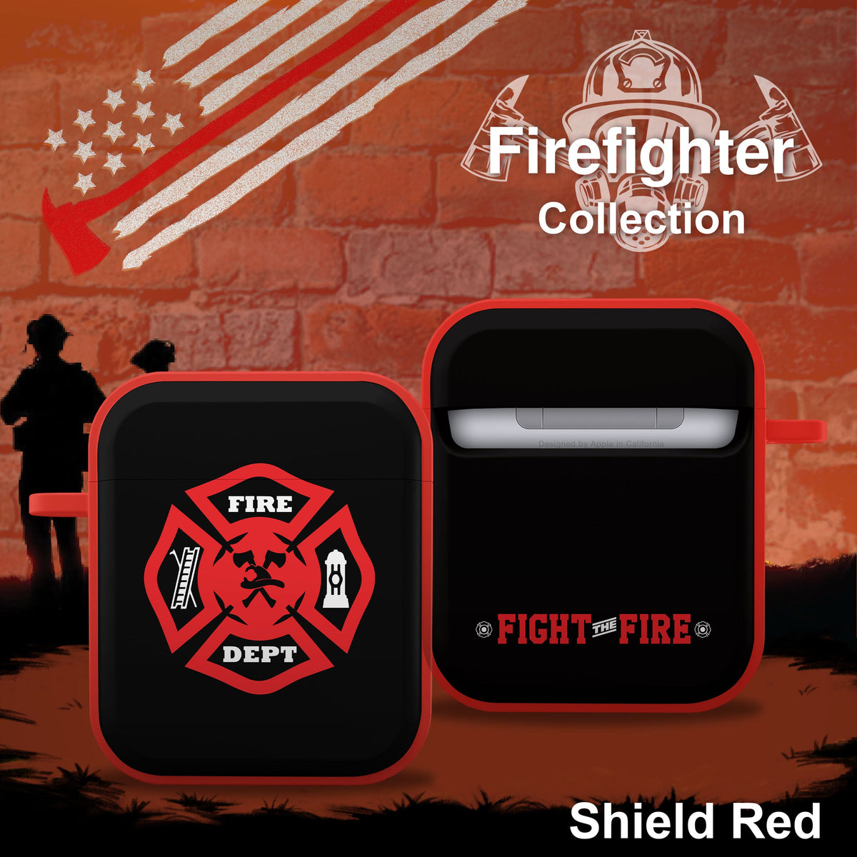 Firefighter HDX Apple AirPods Gen 1 & 2 Case Cover