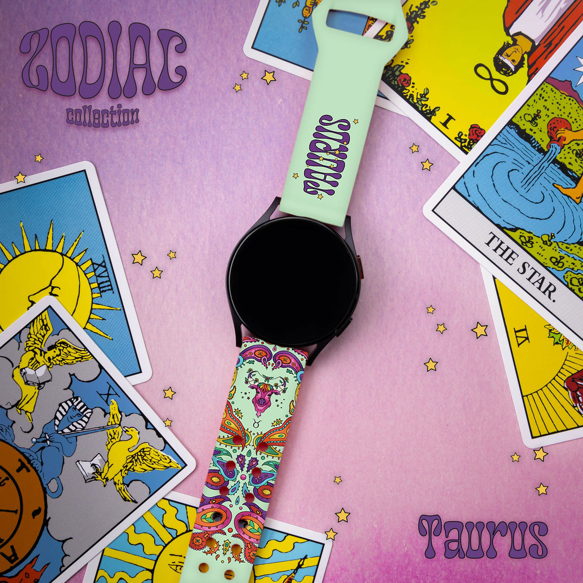 Zodiac Collection HD  Watchband for Samsung, Garmin, Fossil, and More