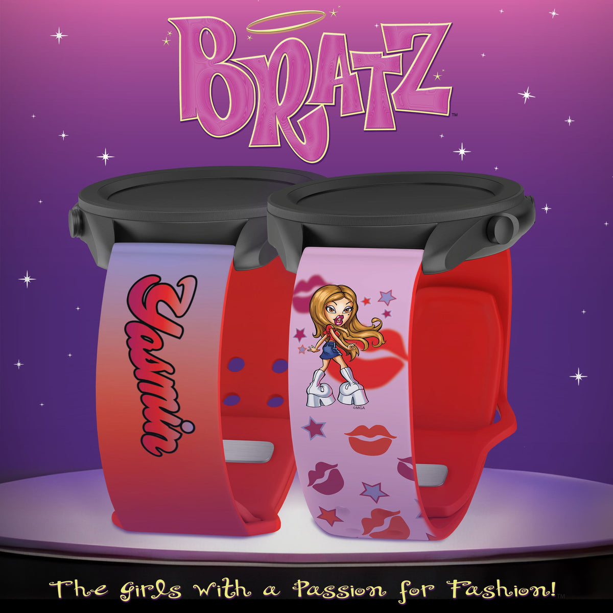Bratz® Passion For Fashion HD  Watchband for Samsung, Garmin, Fossil, and More