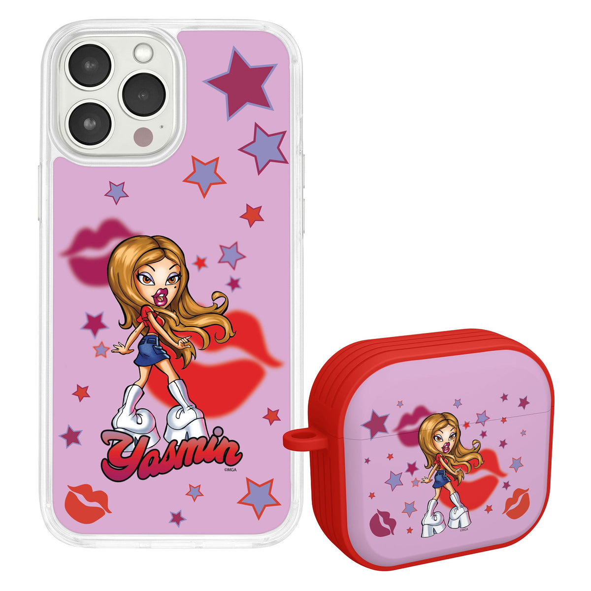 Bratz® Passion For Fashion HD Apple iPhone 14 Mag-Safe Phone Case and AirPods Gen 3 Combo Package
