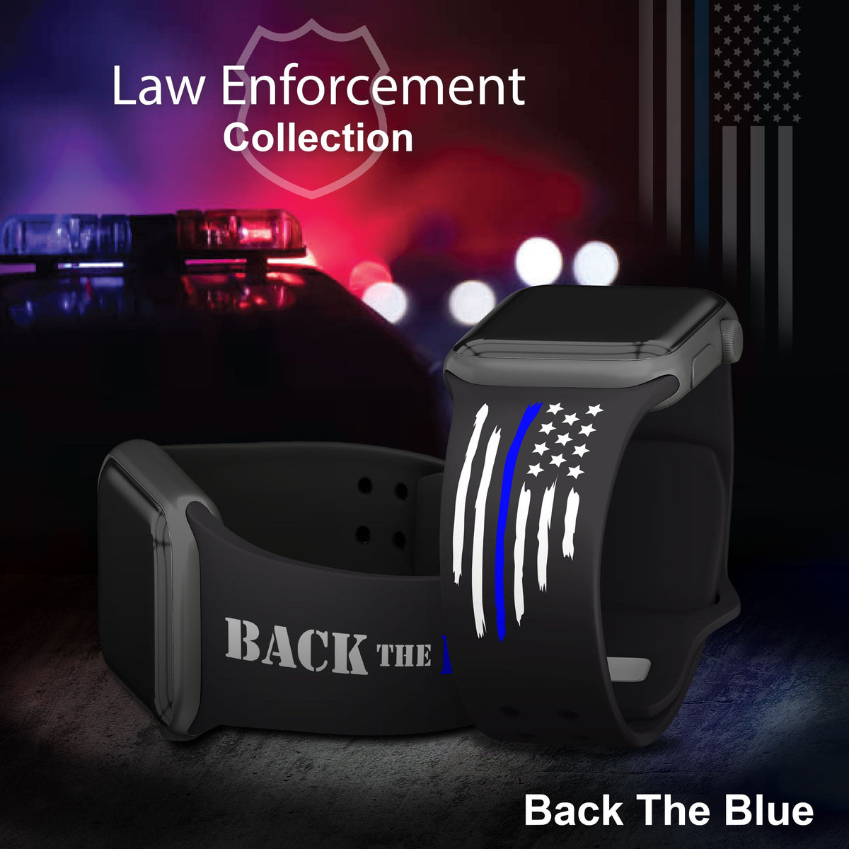 Law Enforcement HD Apple Watch Band
