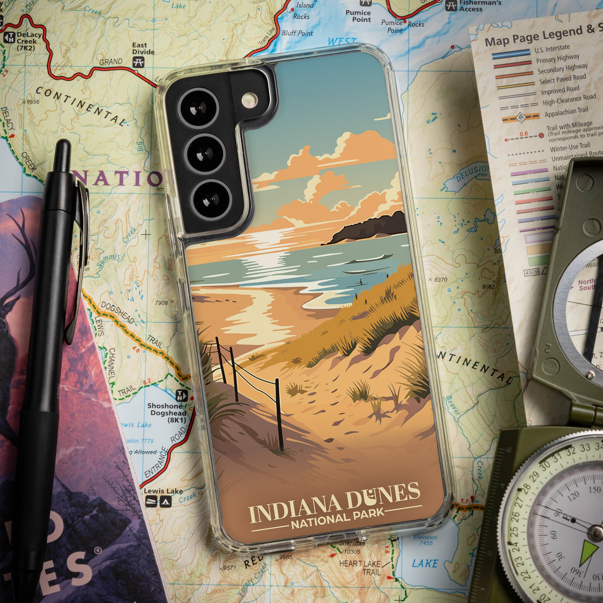 National Parks Indiana Dunes HD Samsung Galaxy S22 Phone Case