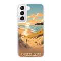 National Parks Indiana Dunes HD Samsung Galaxy S22 Phone Case - Arleathercraft Indiana Dunes / Galaxy S22 Ultra