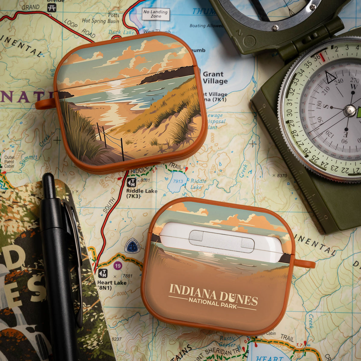 National Parks Indiana Dunes HDX Apple Airpods Gen 3 Case Cover