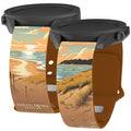 National Parks Indiana Dunes HD Watchband for Samsung, Garmin, Fossil, and More - Arleathercraft Indiana Dunes / 20mm / Short