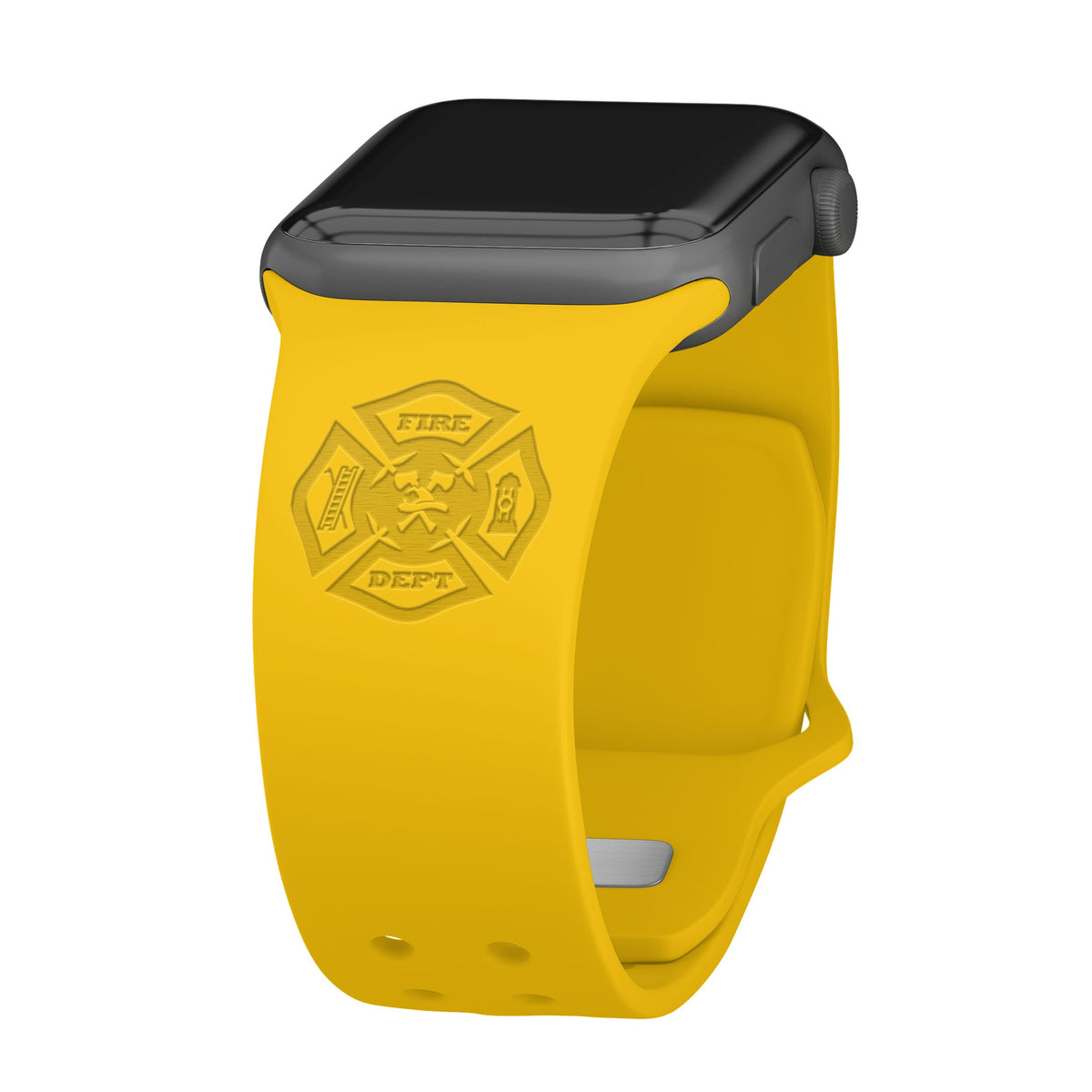 Firefighter First Responder Engraved  Apple Watch Band