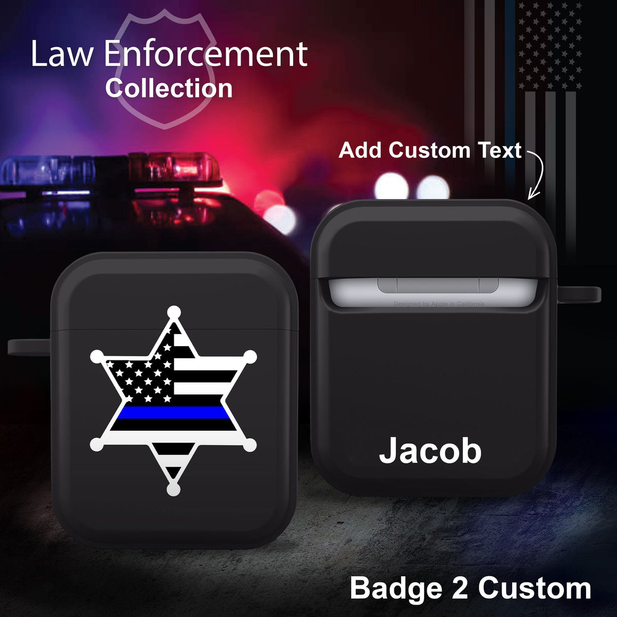 Law Enforcement HDX Apple AirPods Gen 1 & 2 Case Cover
