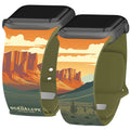 National Parks Guadalupe HD Fitbit Versa 3 & Sense 1 Watch Band - Arleathercraft Short