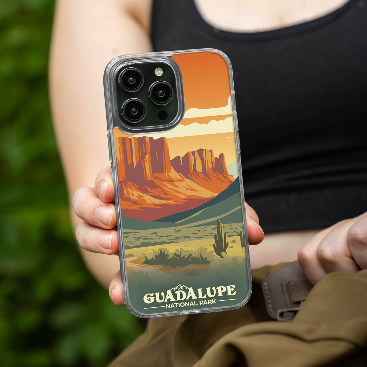National Parks Guadalupe HD Apple iPhone 12 Series Mag-Safe Phone Case