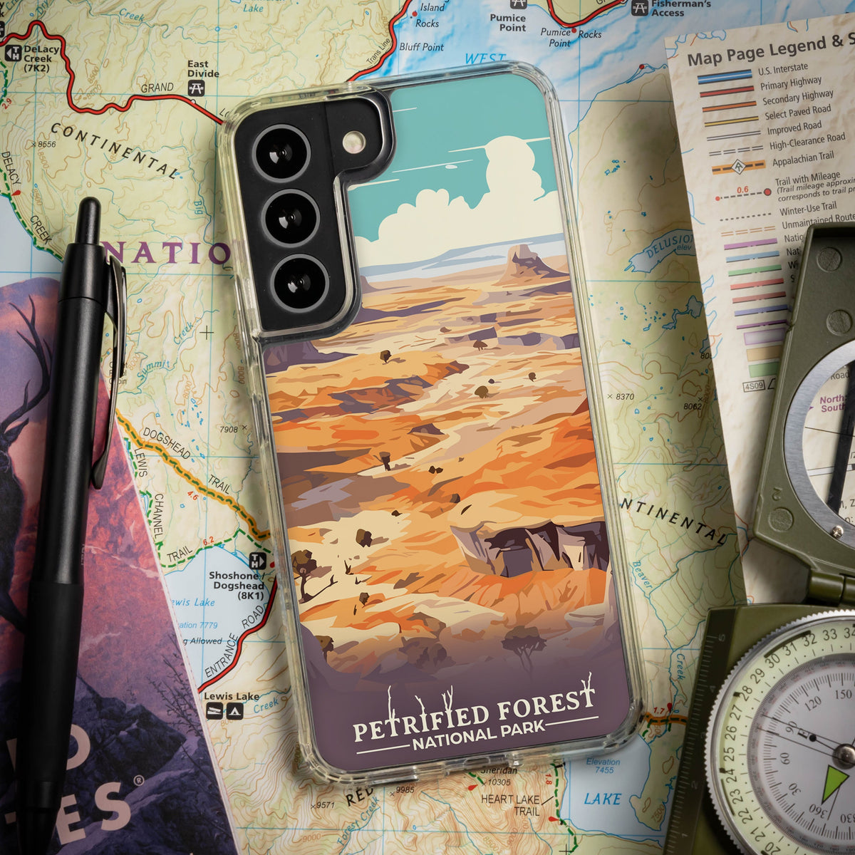 National Parks Petrified Forest HD Samsung Galaxy S21 Phone Case