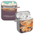National Parks Petrified Forest HDX Apple Airpods Gen 1 & 2 Case Cover - Arleathercraft Petrified Forest