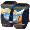 National Parks Big Bend HD Apple Watch Band - Arleathercraft 42/44/45/49mm(46mm Series 10) / Short