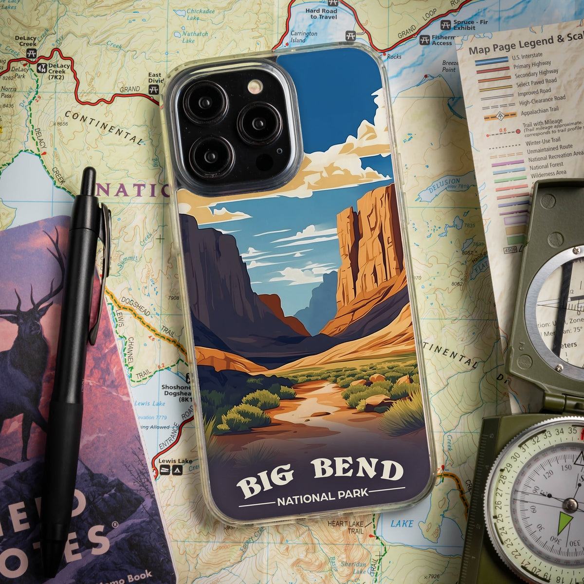 National Parks Big Bend HD Apple iPhone 16 Mag-Safe Phone Case