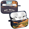 National Parks Big Bend HDX Apple Airpods Pro 1 & 2 Case Cover - Arleathercraft Big Bend