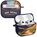 National Parks Big Bend HDX Apple Airpods Gen 3 Case Cover - Arleathercraft Big Bend