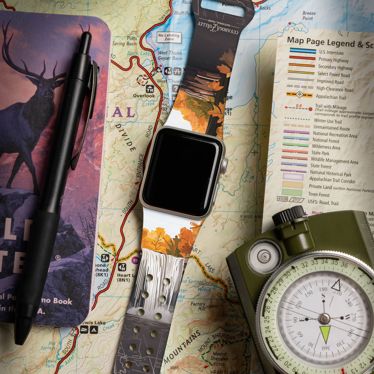 National Parks Cuyahoga Valley HD Apple Watch Band