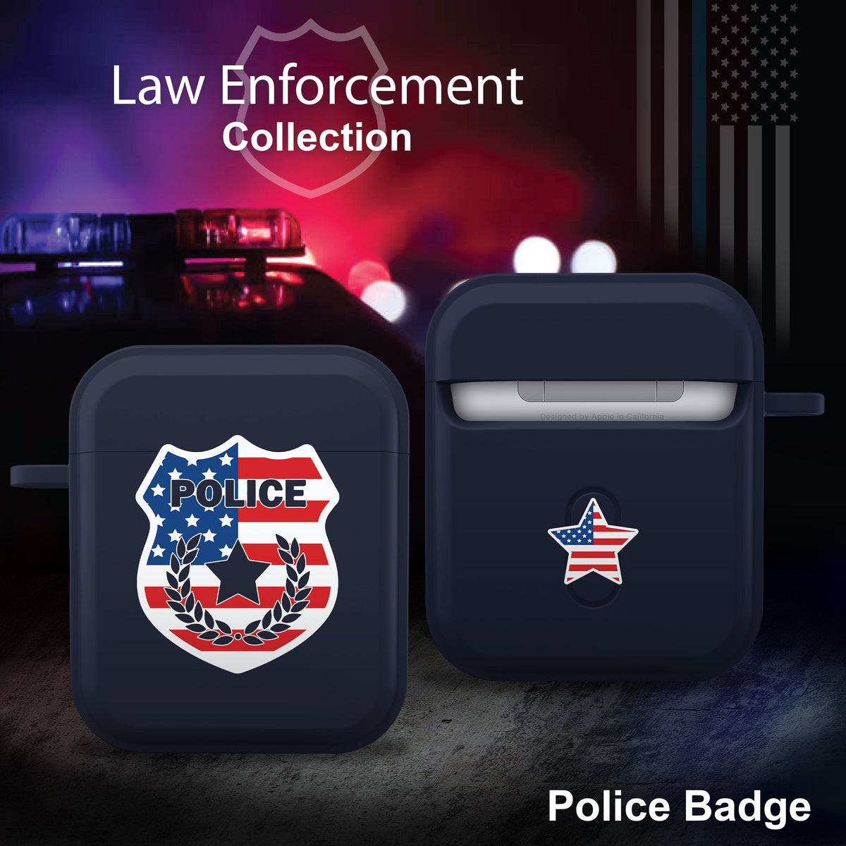 Law Enforcement HDX Apple AirPods Gen 1 & 2 Case Cover