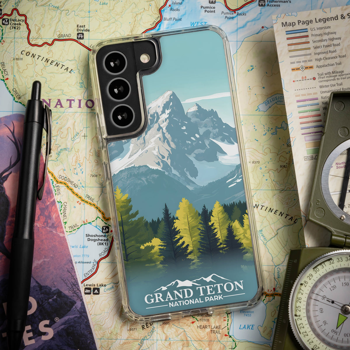 National Parks Grand Teton HD Samsung Galaxy S22 Phone Case