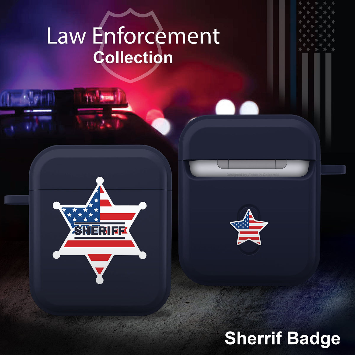 Law Enforcement HDX Apple AirPods Gen 1 & 2 Case Cover