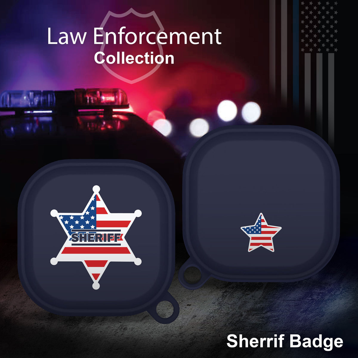 Law Enforcement HDX Samsung Galaxy Buds Pro & Buds Live Case Cover
