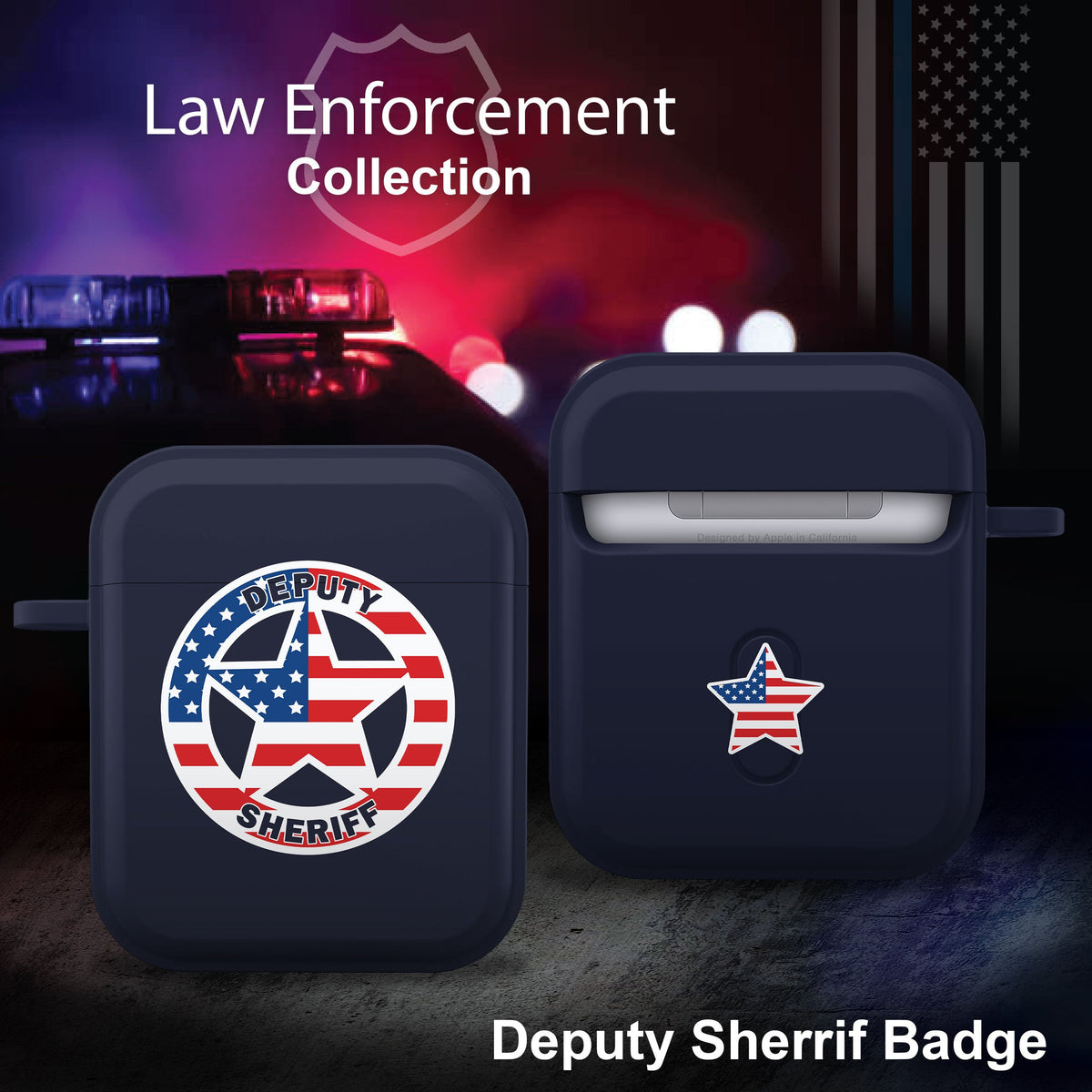 Law Enforcement HDX Apple AirPods Gen 1 & 2 Case Cover