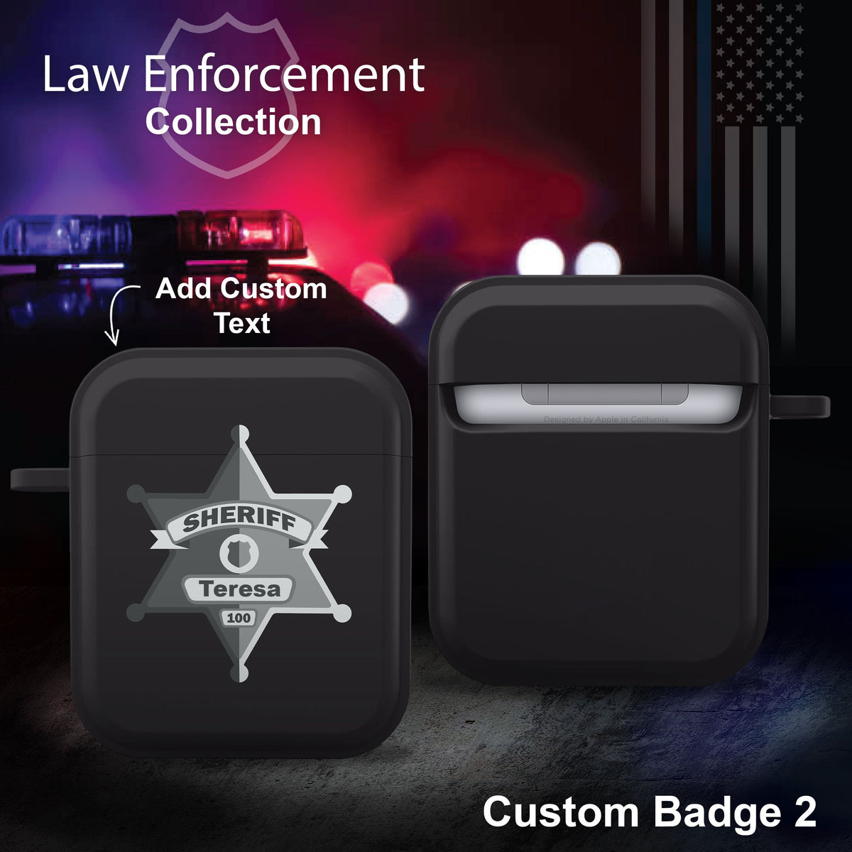 Law Enforcement HDX Apple AirPods Gen 1 & 2 Case Cover