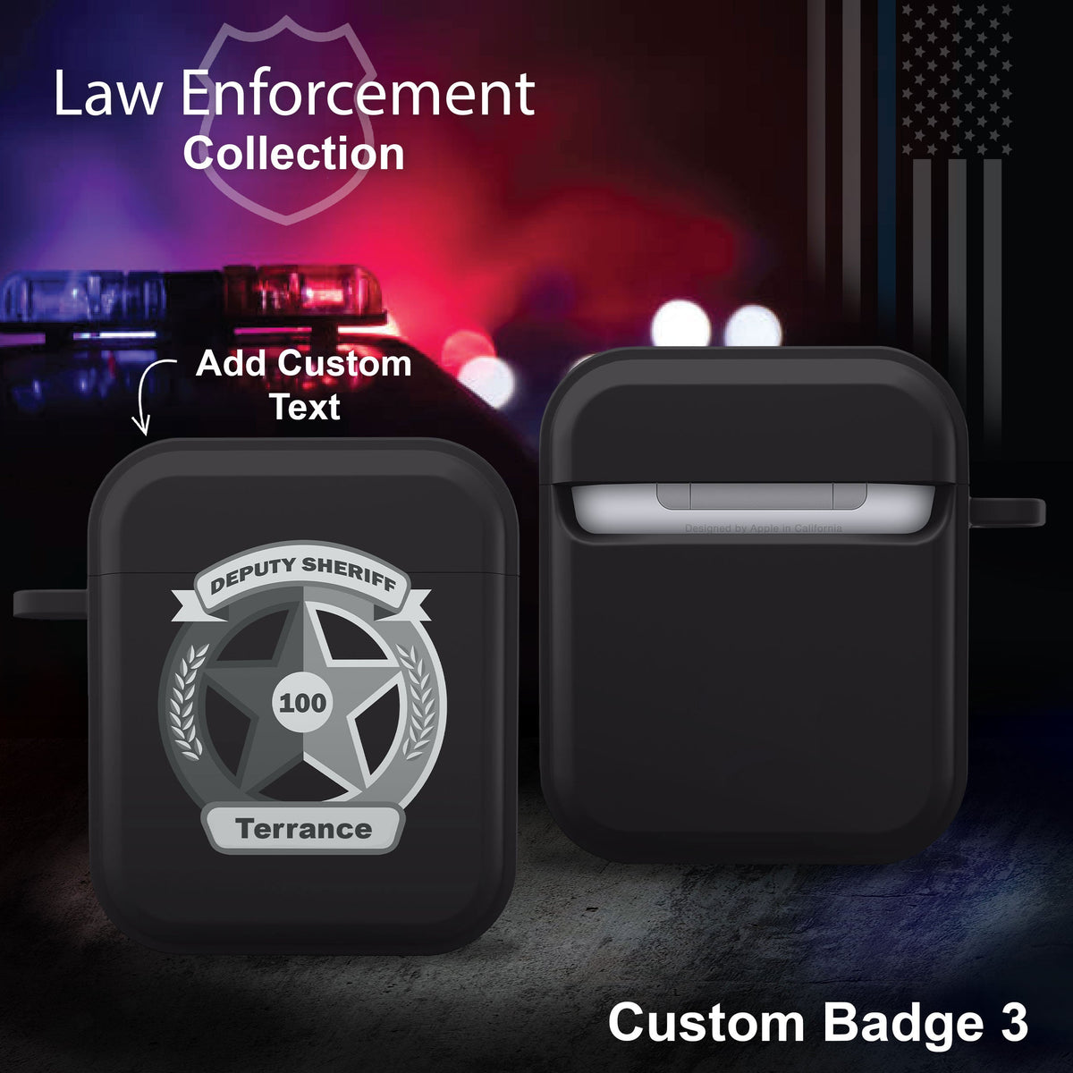 Law Enforcement HDX Apple AirPods Gen 1 & 2 Case Cover