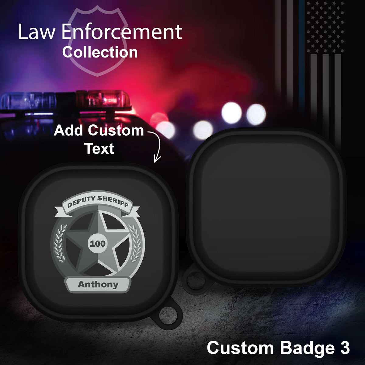 Law Enforcement HDX Samsung Galaxy Buds Pro & Buds Live Case Cover