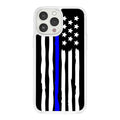 Law Enforcement HD iPhone 16 Mag-Safe Phone Case - Arleathercraft Blue Flag / iPhone 16 Pro Max