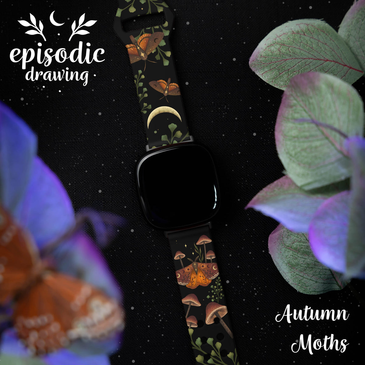 Episodic Drawing Enchanted Collection HD Fitbit Versa 3 & Sense 1 Watch Band