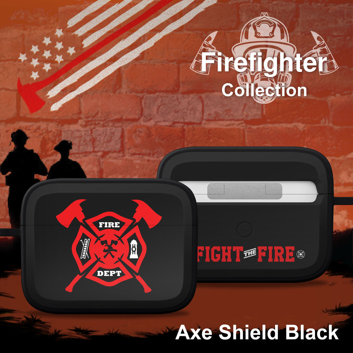 Firefighter HDX Apple AirPods Pro 1 & 2 Case Cover