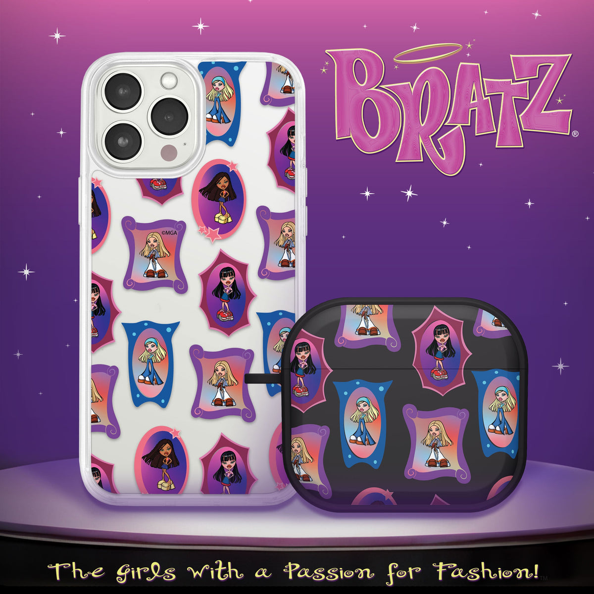 Bratz® Classic HD Apple iPhone 15 Mag-Safe Phone Case and AirPods Gen 3 Combo Package