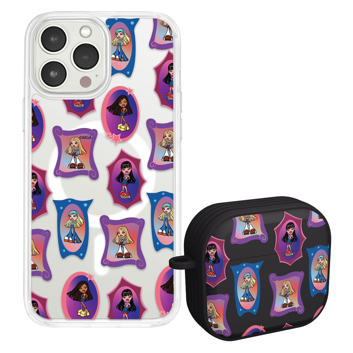 Bratz® Classic HD Apple iPhone 14 Mag-Safe Phone Case and AirPods Gen 3 Combo Package