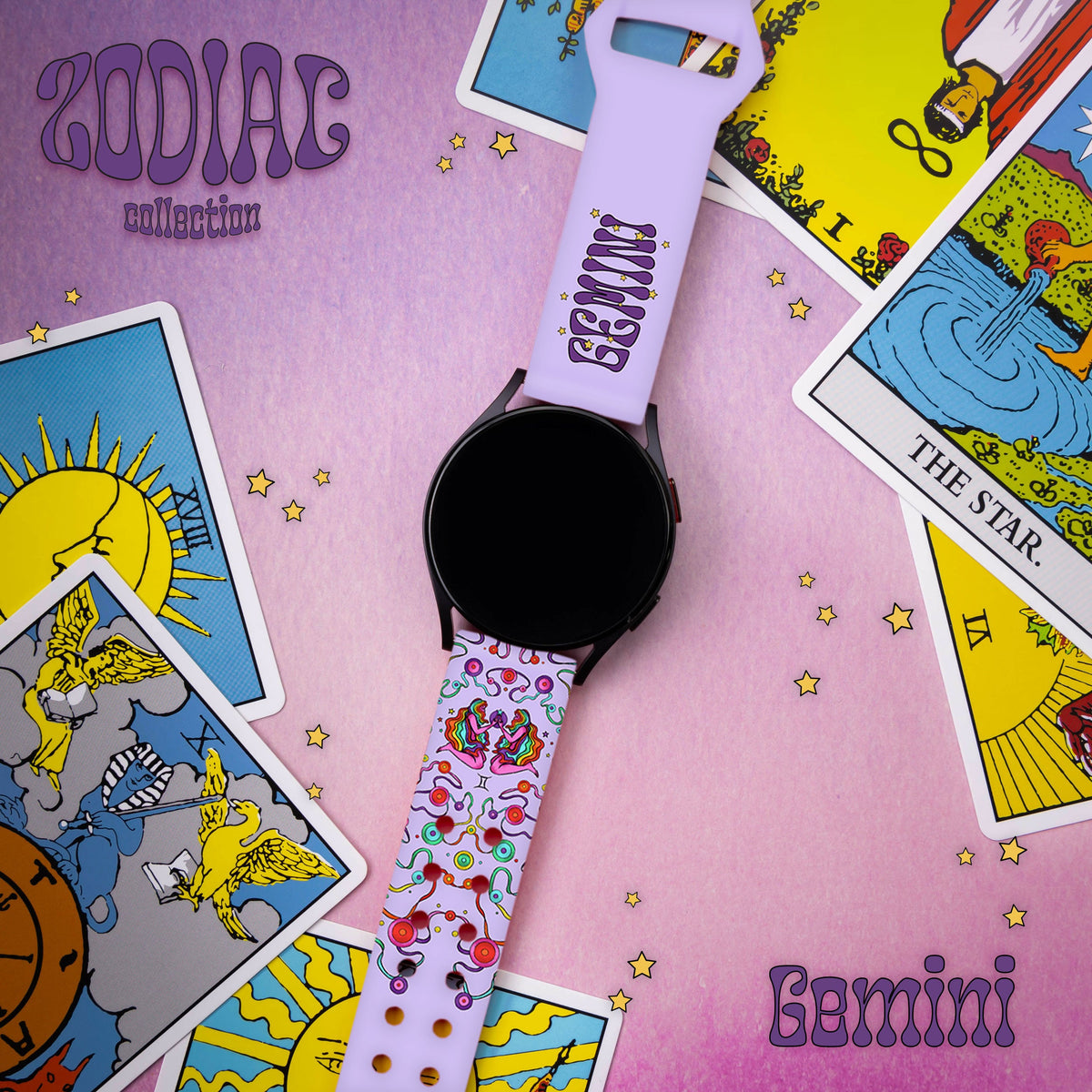 Zodiac Collection HD  Watchband for Samsung, Garmin, Fossil, and More