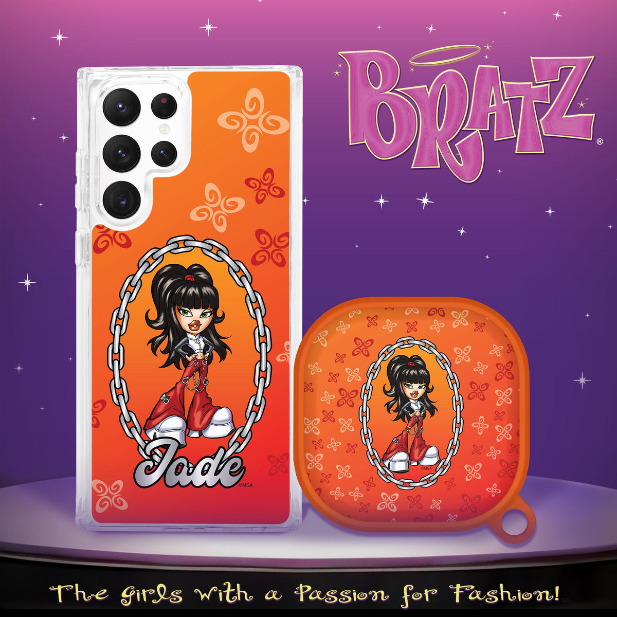 Bratz® Passion For Fashion HD Samsung Galaxy S22 Series and Buds Pro Combo Package