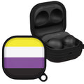 Pride HDX Case Cover Compatible with Samsung Galaxy Buds Pro - Arleathercraft Non Binary