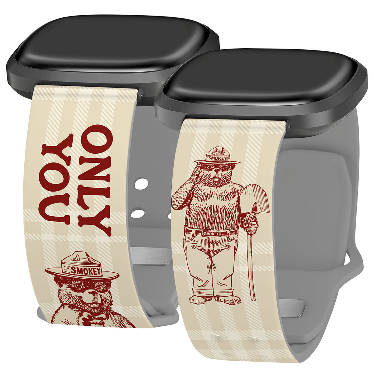 Smokey Bear Classic HD Fitbit Versa 3 & Sense Watch Band