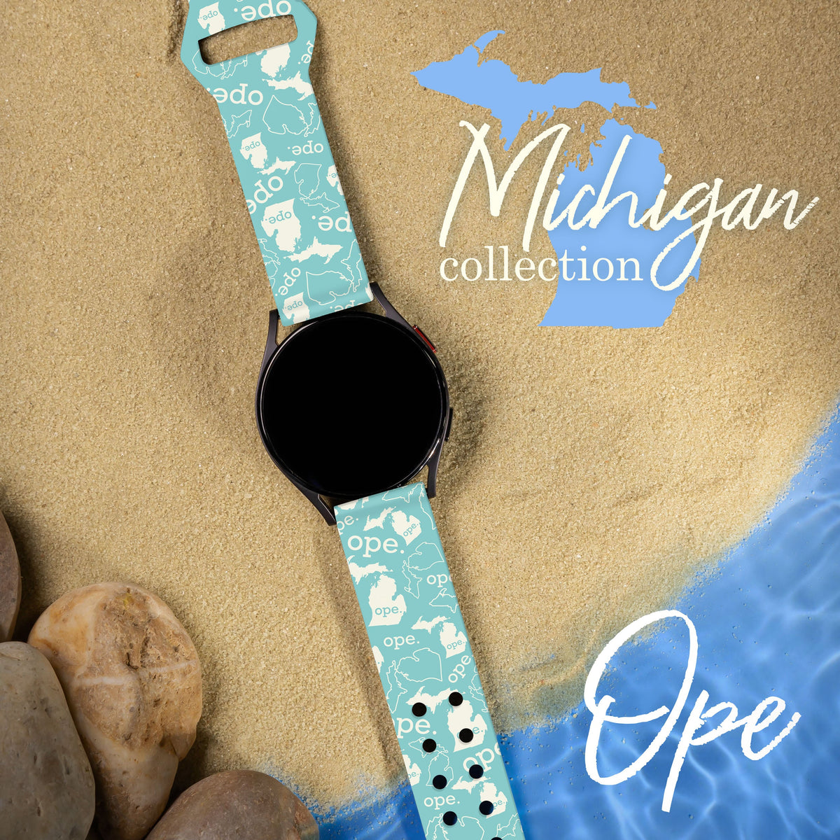 Michigan HD  Watchband for Samsung, Garmin, Fossil, and More