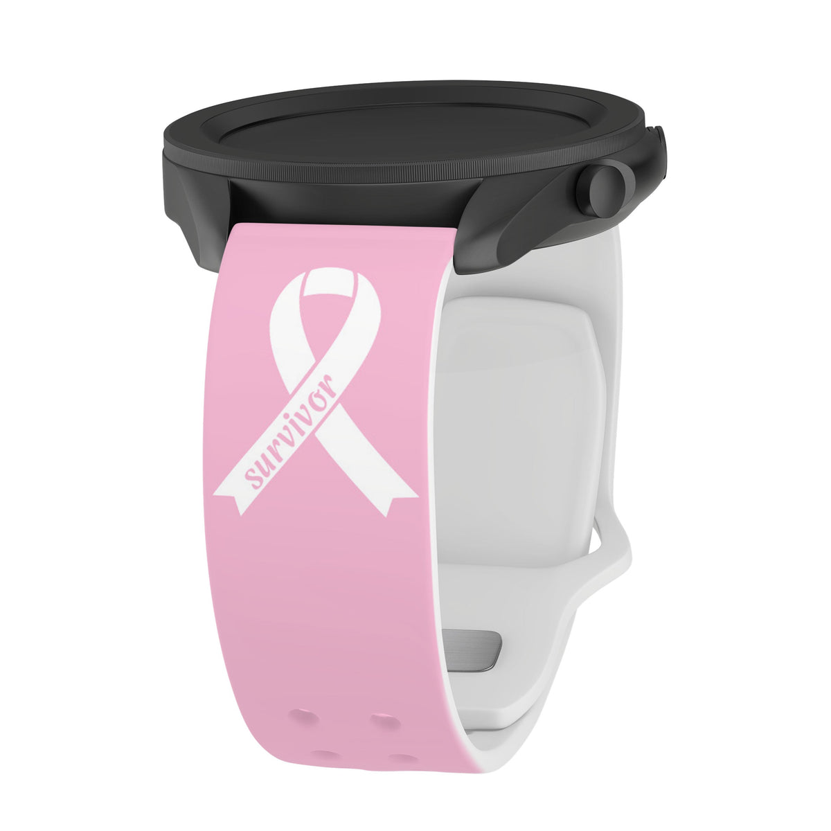 Breast Cancer Awareness HD  Watchband for Samsung, Garmin, Fossil, and More